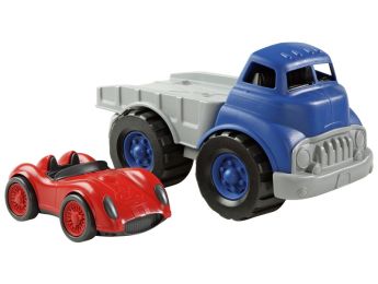 ECO-DESIGNED VEHICLE Tow truck with racing car