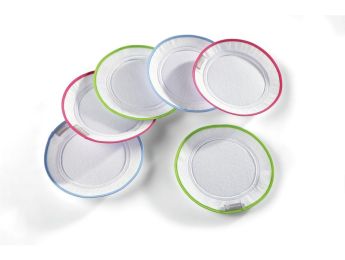 DÎNETTE Tex'til Cooking Lot de 6 assiettes