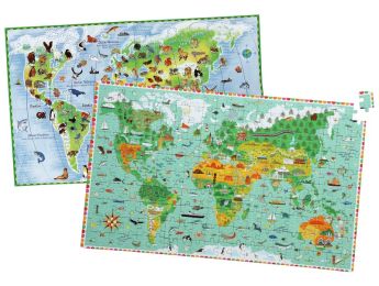 MAXI LOT PUZZLE DU MONDE