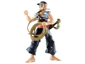 PIRATE FIGURINE With grapple hooks