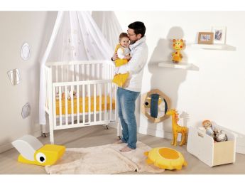 BASIC RAISED COT WITH BARS H: 108 cm