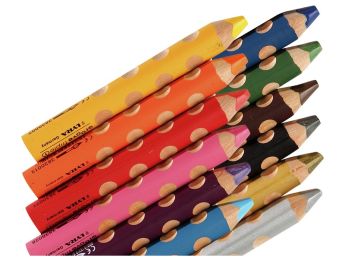 CRAYONS DE COULEUR AQUARELLABLES Groove triple one x12
