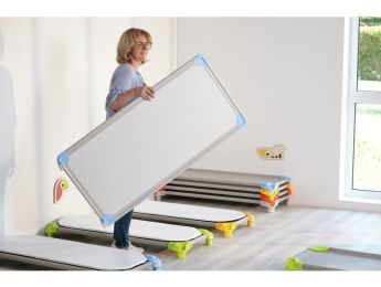 BLICKDICHTE KUNSTSTOFFTRENNWAND Rechteckig