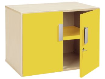 MÖBELSTÜCK MIT MELAMINBESCHICHTUNG H: 51 cm - L: 70,5 cm 2 Türen, 1...