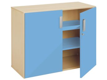 MÖBELSTÜCK MIT MELAMINBESCHICHTUNG H: 81 cm - L: 105 cm 2 Türen, 2...