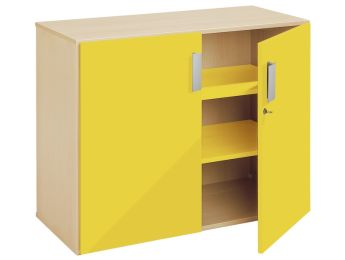 MÖBELSTÜCK MIT MELAMINBESCHICHTUNG H: 81 cm - L: 105 cm 2 Türen, 2...