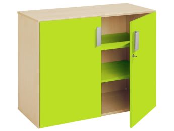 MÖBELSTÜCK MIT MELAMINBESCHICHTUNG H: 81 cm - L: 105 cm 2 Türen, 2...