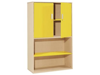 MÖBELSTÜCK MIT MELAMINBESCHICHTUNG H: 162 cm - L: 105 cm 3 Regalbretter, oben...