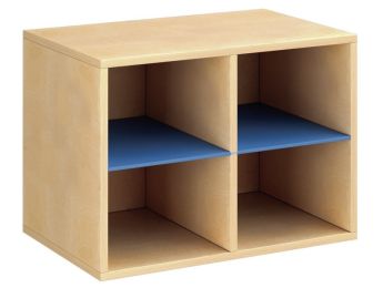MEUBLE MÉLAMINÉ H: 51 cm - L: 70,5 cm 2 étagères
