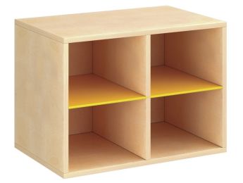 MEUBLE MÉLAMINÉ H: 51 cm - L: 70,5 cm 2 étagères