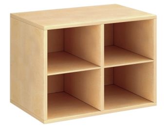 MEUBLE MÉLAMINÉ H: 51 cm - L: 70,5 cm 2 étagères