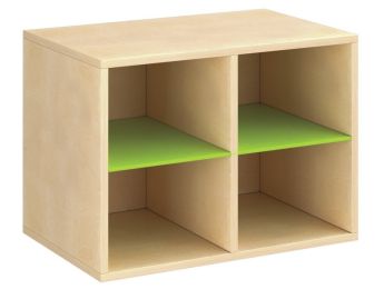 MEUBLE MÉLAMINÉ H: 51 cm - L: 70,5 cm 2 étagères