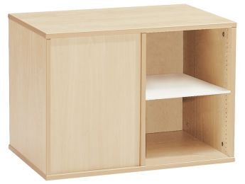 MEUBLE MÉLAMINÉ H: 51 cm - L: 70,5 cm 2 étagères