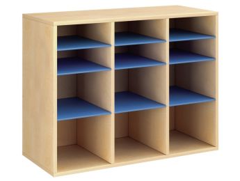 MEUBLE MÉLAMINÉ H: 81 cm - L: 105 cm 9 étagères