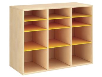 MEUBLE MÉLAMINÉ H: 81 cm - L: 105 cm 9 étagères