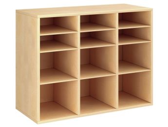 MEUBLE MÉLAMINÉ H: 81 cm - L: 105 cm 9 étagères