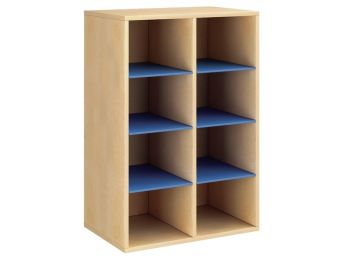 MEUBLE MÉLAMINÉ H: 102 cm - L: 70,5 cm 6 étagères