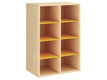 MEUBLE MÉLAMINÉ H: 102 cm - L: 70,5 cm 6 étagères