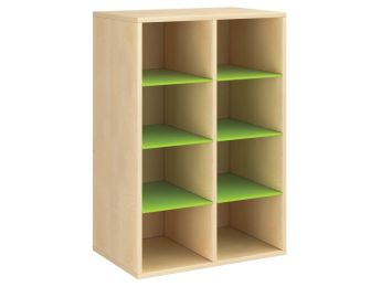 MEUBLE MÉLAMINÉ H: 102 cm - L: 70,5 cm 6 étagères