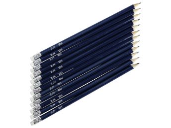 GRAPHITE PENCILS WITH ERASER TIP