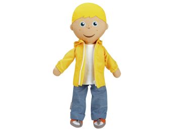 DIE PUPPEN SWEETY Puppe Billy in Windjacke