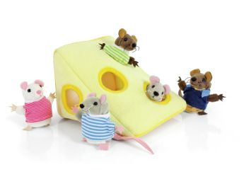 HIDE-AND-SEEK PUPPETS Mouse family