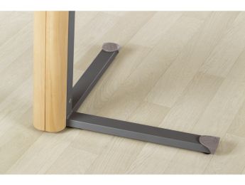 Beschichtete Tischplatte - Mittelfüße - rechteckig