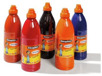 MAXI LOT GOUACHE 1er PRIX 5 x 1 L - Couleurs secondaires