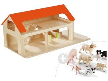 MAXI LOT La ferme + 7 animaux