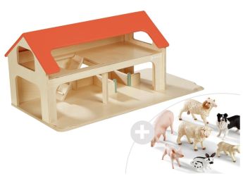 MAXI LOT La ferme + 7 animaux