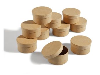BOÎTES GÉOMÉTRIQUES À DÉCORER Rondes
