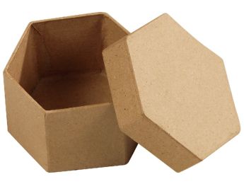 BOÎTE À DÉCORER Hexagonale
