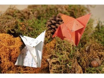 KIT FOGLI PER ORIGAMI + ADESIVI 70 g Pelle di animali