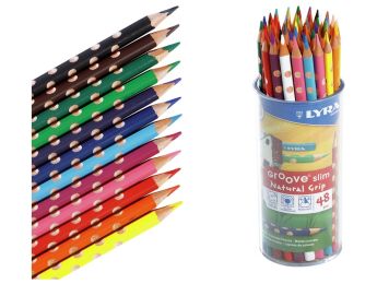 CRAYONS DE COULEUR  ERGONOMIQUES Groove slim