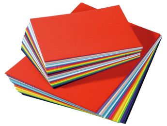 VELLEN GEKLEURD PAPIER 125 g