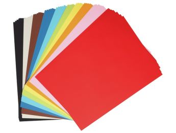 FEUILLES DE PAPIER COULEUR 125 g