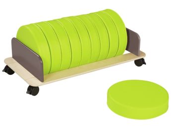 MAXISET HORIZONTALE OPBERGING + 10 ZITKUSSENS dikte: 7 cm