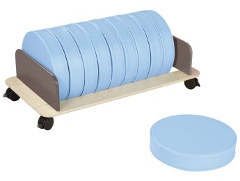 MAXISET HORIZONTALE OPBERGING + 10 ZITKUSSENS dikte: 7 cm