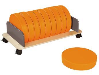 MAXISET HORIZONTALE OPBERGING + 10 ZITKUSSENS dikte: 7 cm