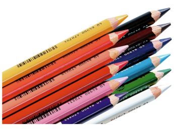 CRAYONS DE COULEUR ERGONOMIQUES Ferby x12