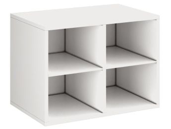 MEUBLE MÉLAMINÉ H: 51 cm - L: 70,5 cm 2 étagères