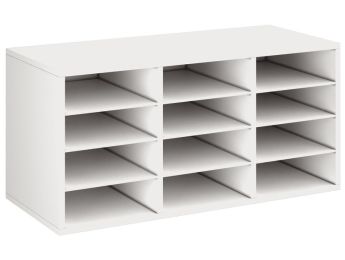 MEUBLE MÉLAMINÉ H: 51 cm - L: 105 cm 9 étagères