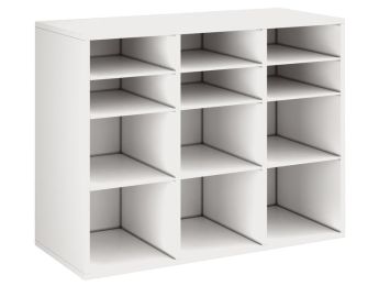 MEUBLE MÉLAMINÉ H: 81 cm - L: 105 cm 9 étagères