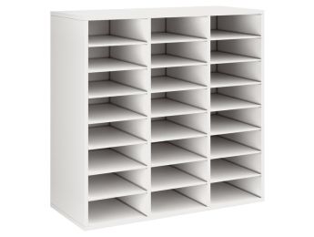 GEMELAMINEERD MEUBEL H: 102 cm - L: 105 cm 21 plankjes