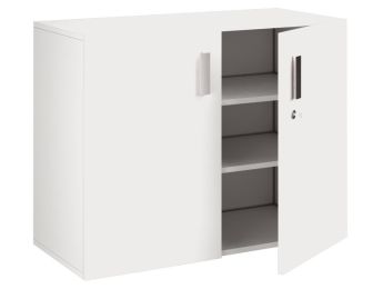 MÖBELSTÜCK MIT MELAMINBESCHICHTUNG H: 81 cm - L: 105 cm 2 Türen, 2...