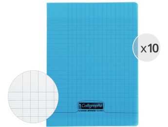 SET mit 10 HEFTEN POLYPROPYLEN 17 x 22 cm - 96 Seiten Séyès