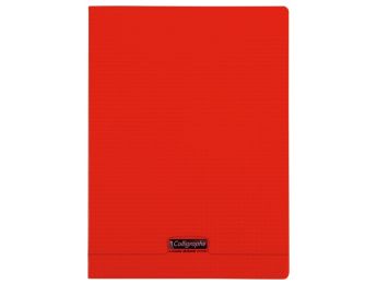 LOT DE 10 CAHIERS POLYPRO 24x32 cm - 96 pages 5x5 mm (petits carreaux)