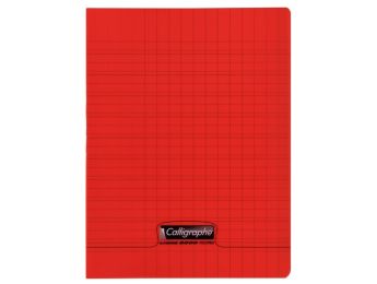 LOT DE 20 CAHIERS D'ÉCRITURE POLYPRO 17x22 cm - 90 g - 32 pages Double ligne 3...