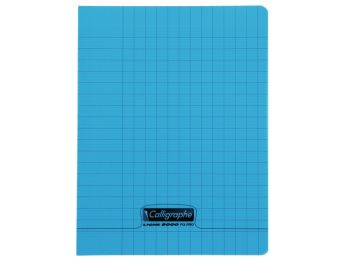 SET OF 20 POLYPRO EXERCISE BOOKS 17x22 cm - 90 g - 32 pages Séyès ruled paper...