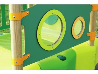 AUSSENPARCOURS GAYA PLATTE Platten 2 Bullaugen